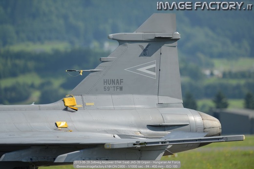 2013-06-29 Zeltweg Airpower 0744 Saab JAS-39 Gripen - Hungarian Air Force